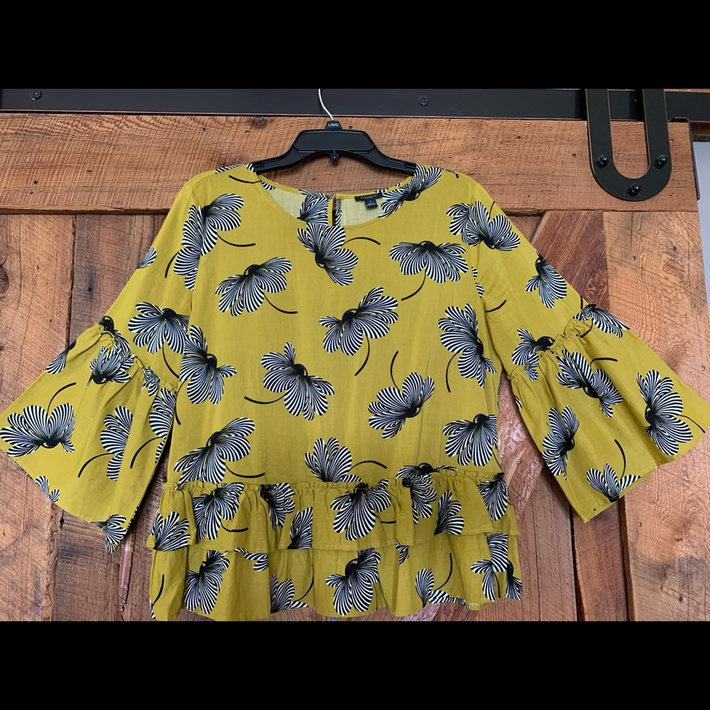 ANN TAYLOR PRINT TOP